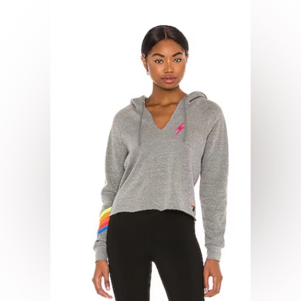 Aviator Nation Bolt Stitch Chevron 5 Hoodie